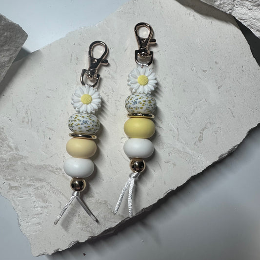 Yellow Springflower Keyring